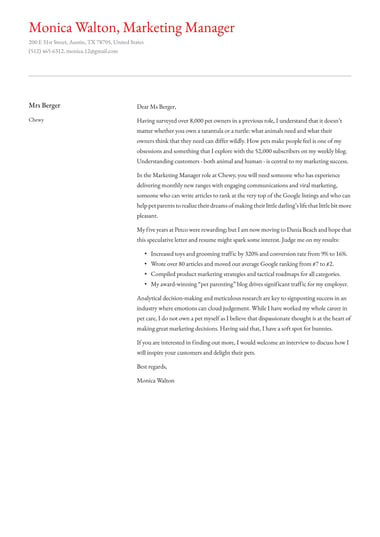 Professional cover letter template Paris